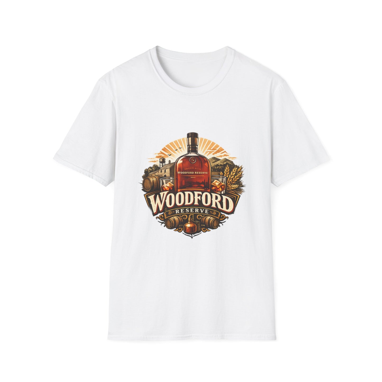 Woodford Reserve T-Shirt – Bourbon Whiskey Fan Tee, Distillery Inspired Shirt, Premium Spirits Merch