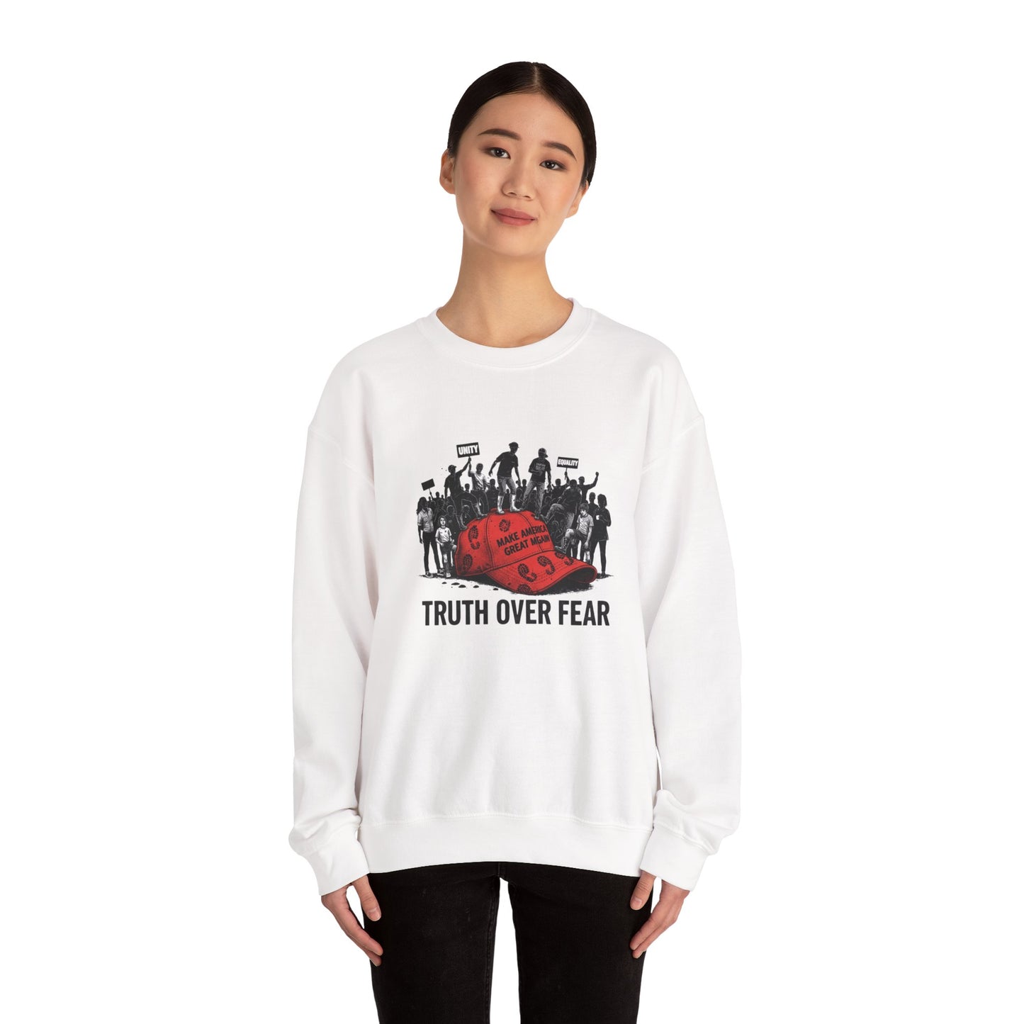 Copy of 2Crewneck Sweatshirt — Political Satire 'Is He Dead Yet?