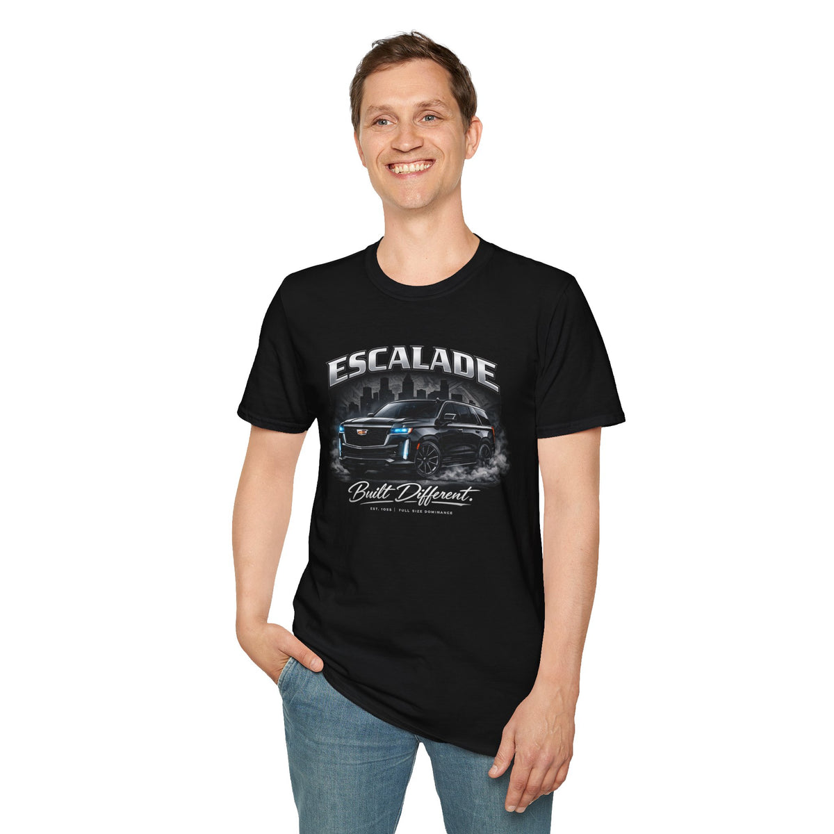 Escalade Luxury SUV T-Shirt — Premium SUV Graphic Tee, Luxury Truck Shirt, Car Enthusiast Tee, Streetwear Auto Shirt, Gift for SUV Lovers