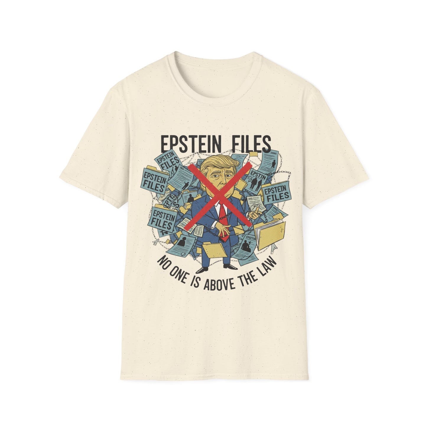 Trump in Epstein Files T-Shirt | Release the List Political Tee