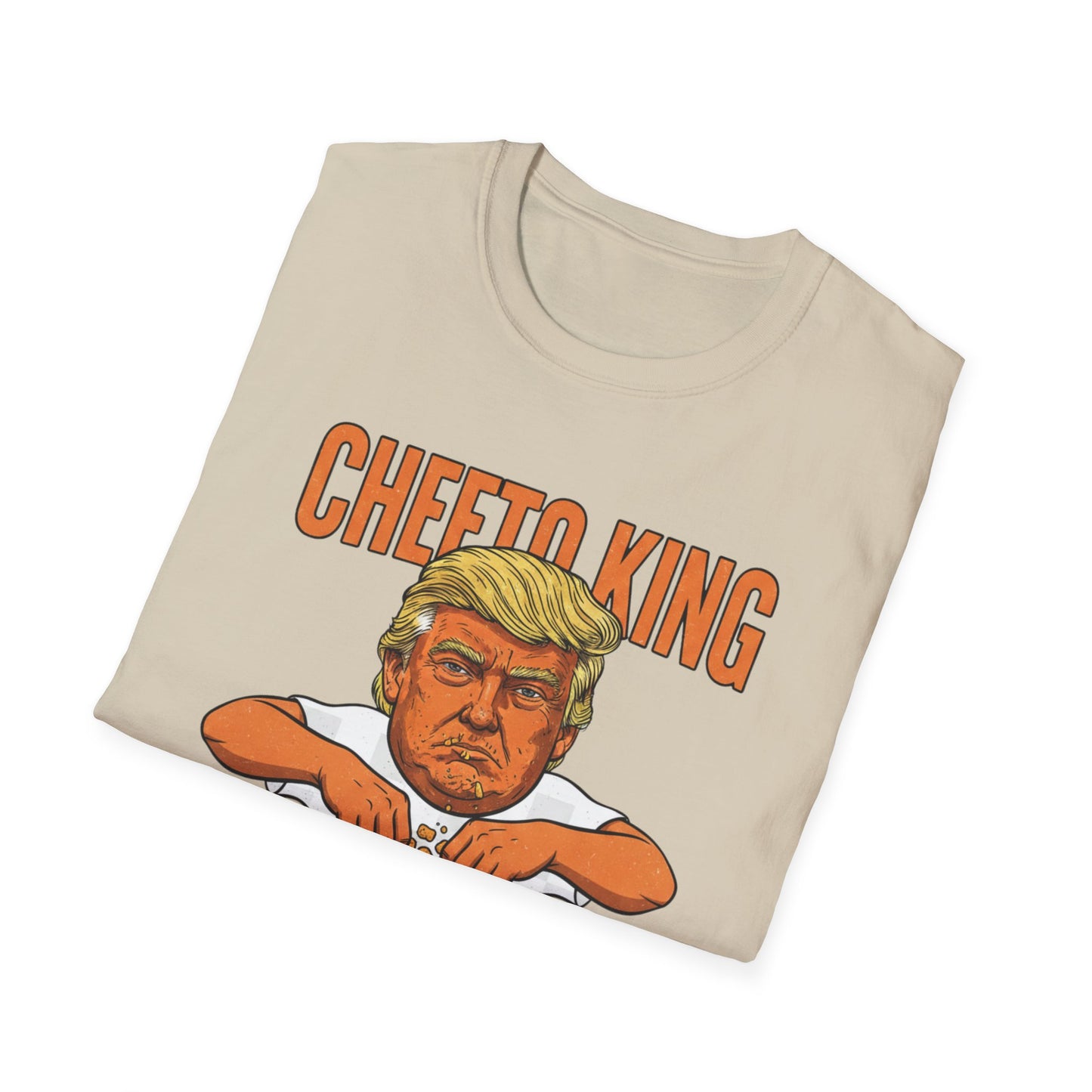 Cheeto King Anti-Trump T-Shirt | No Kings Political Satire Apparel