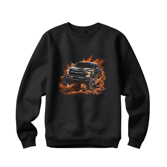 Ford F-150 Black Sweatshirt: Embrace Rugged Style and Performance - Black Threadz