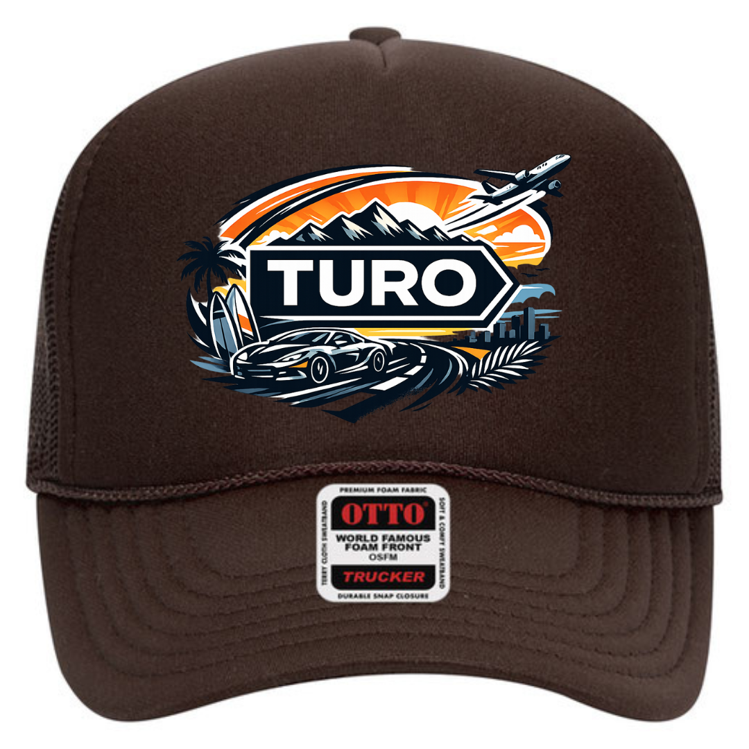 Turo Host Trucker Snapback Hat – Car Sharing Host Mesh Cap, Adjustable Fit