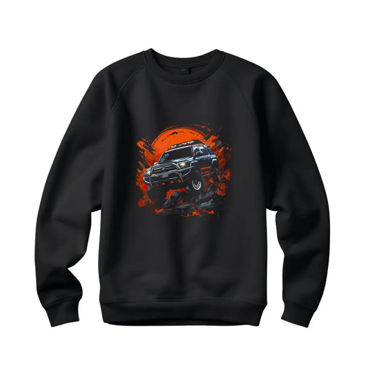 Retro Toyota Tacoma Black Sweatshirt - Black Threadz