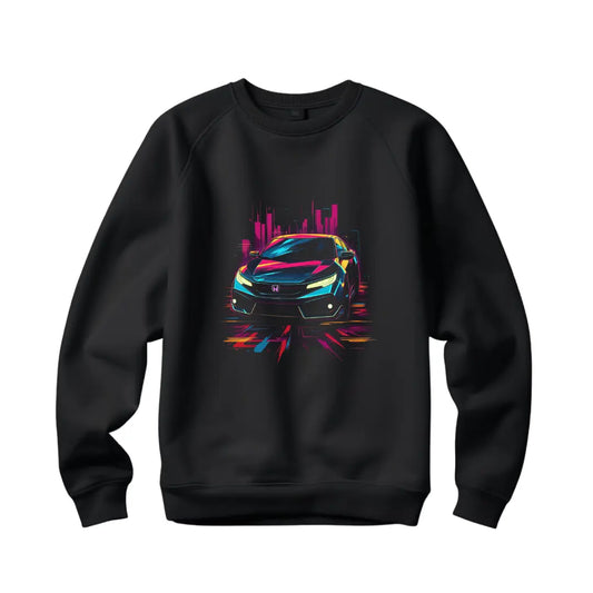 Civic Sweatshirt: Celebrate Iconic Style - Black Threadz