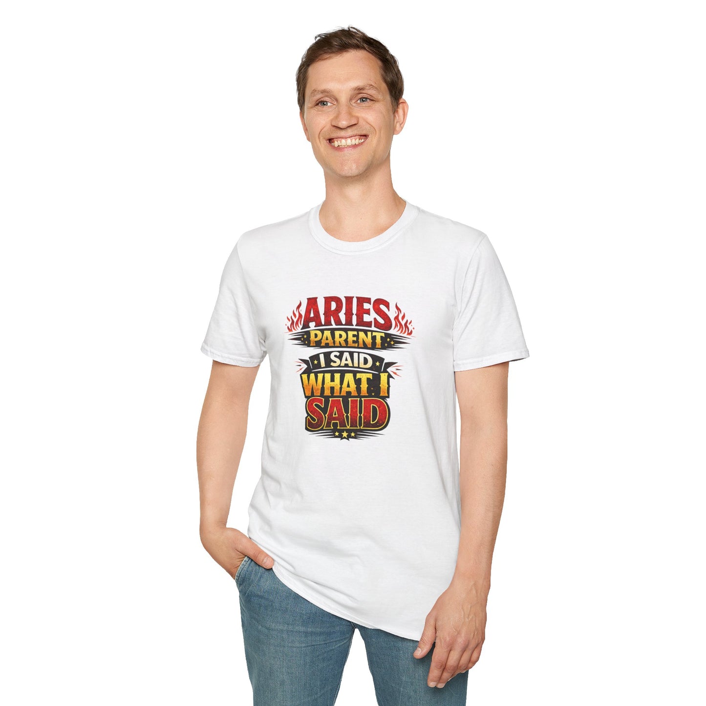 Aries Parent T-Shirt – “I Said What I Said” Funny Zodiac Mom Dad Tee | Bold Aries Personality Shirt | Astrology Gift