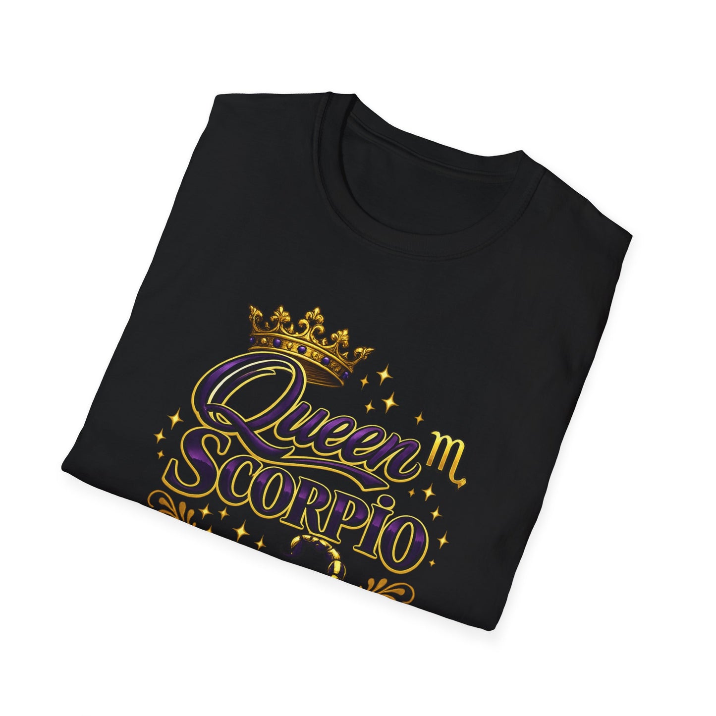Queen Scorpio T-Shirt – Scorpio Zodiac Graphic Tee for Women, Astrology Queen Shirt, Scorpio Birthday Gift, Horoscope Streetwear