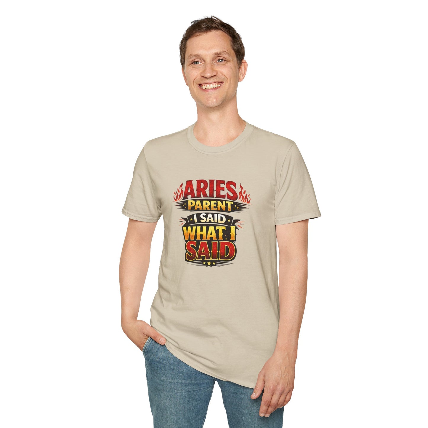Aries Parent T-Shirt – “I Said What I Said” Funny Zodiac Mom Dad Tee | Bold Aries Personality Shirt | Astrology Gift