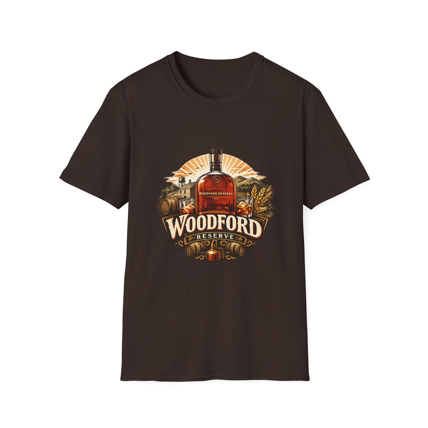 Woodford Reserve T-Shirt – Bourbon Whiskey Fan Tee, Distillery Inspired Shirt, Premium Spirits Merch