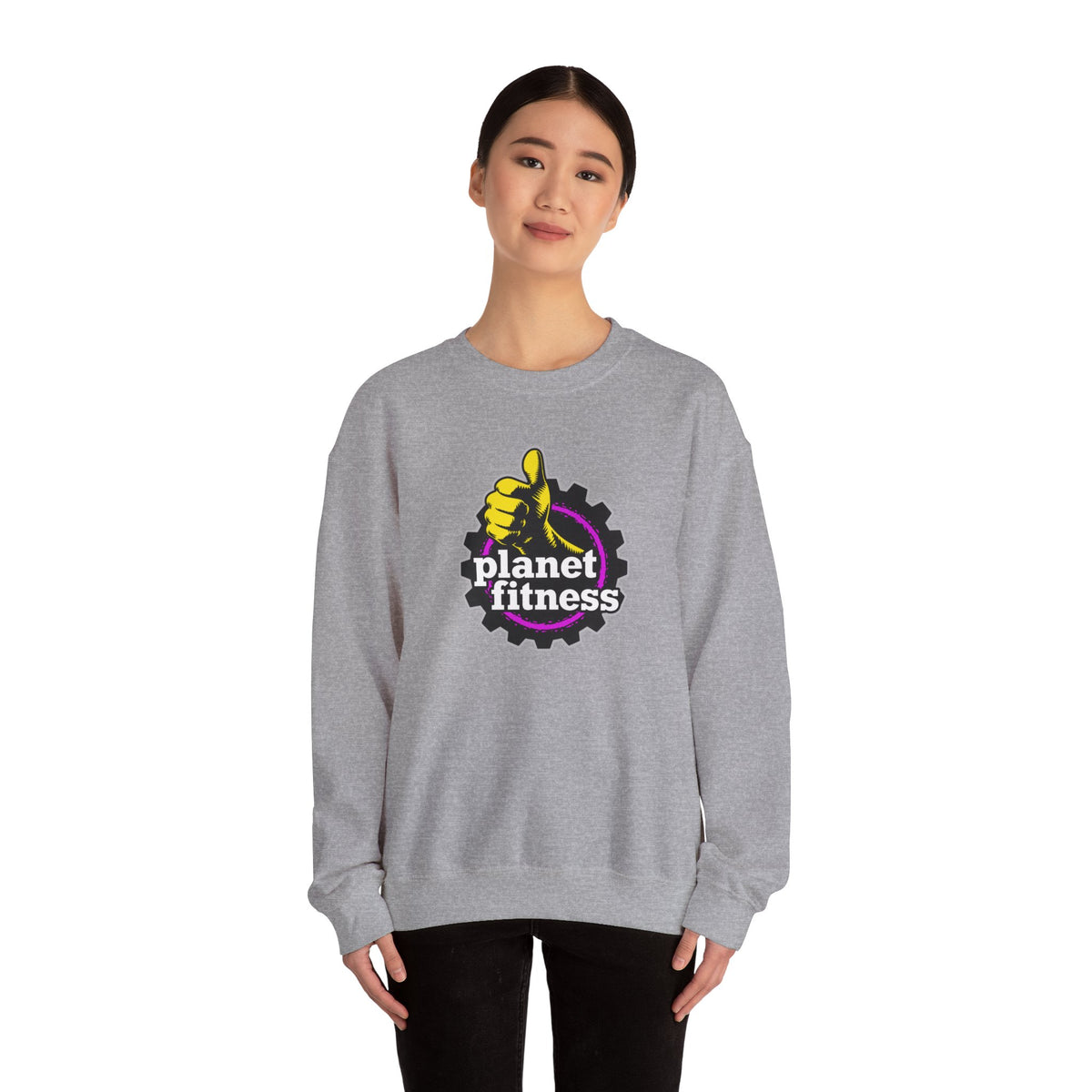 Unisex Planet Fitness Gym Sweatshirt – Fitness Inspired Crewneck Pullover | Comfortable Workout & Streetwear Sweatshirt