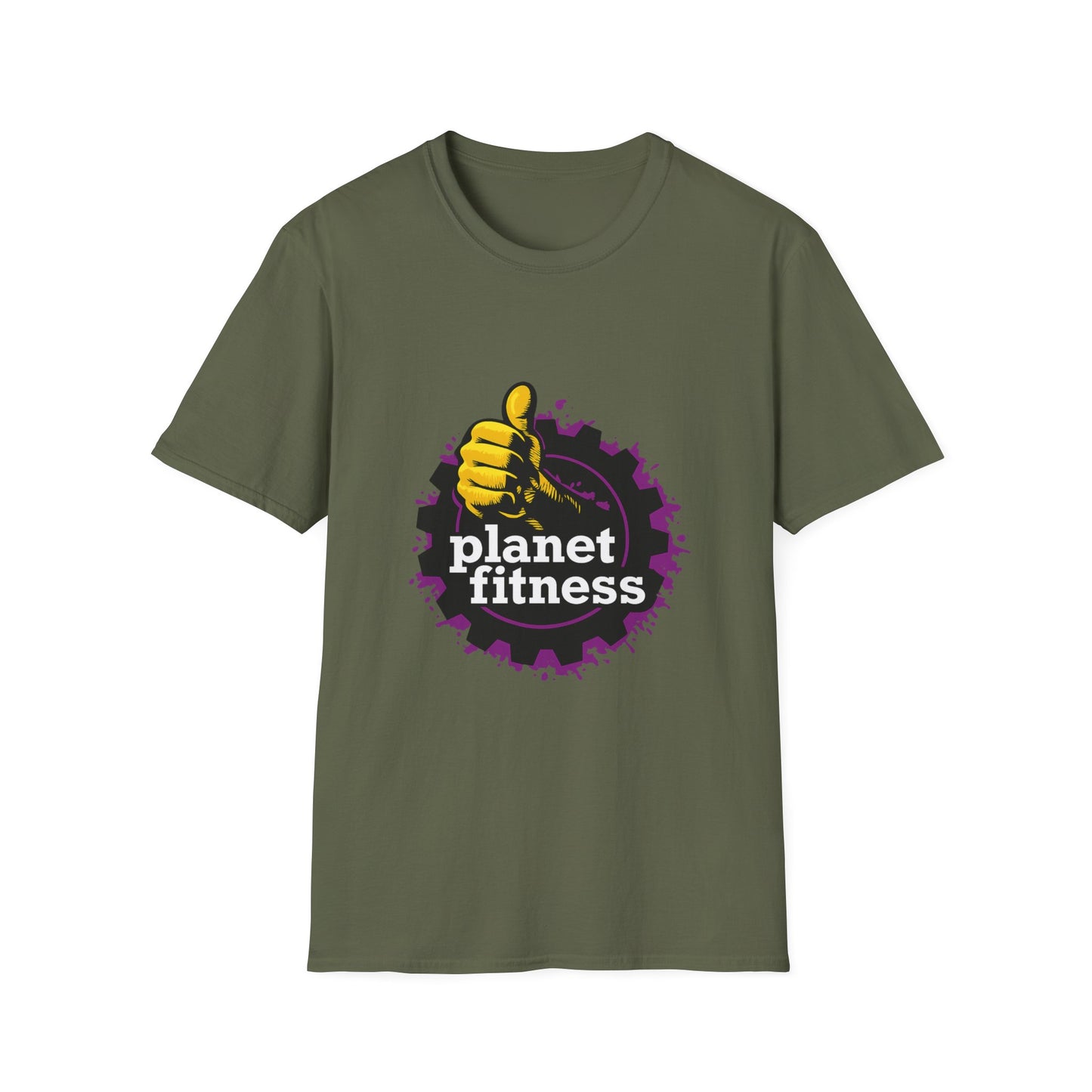Planet Fitness T-Shirt – Gym Workout Graphic Tee – Fitness Motivation Shirt – Unisex Athletic Training Top for Men & Women