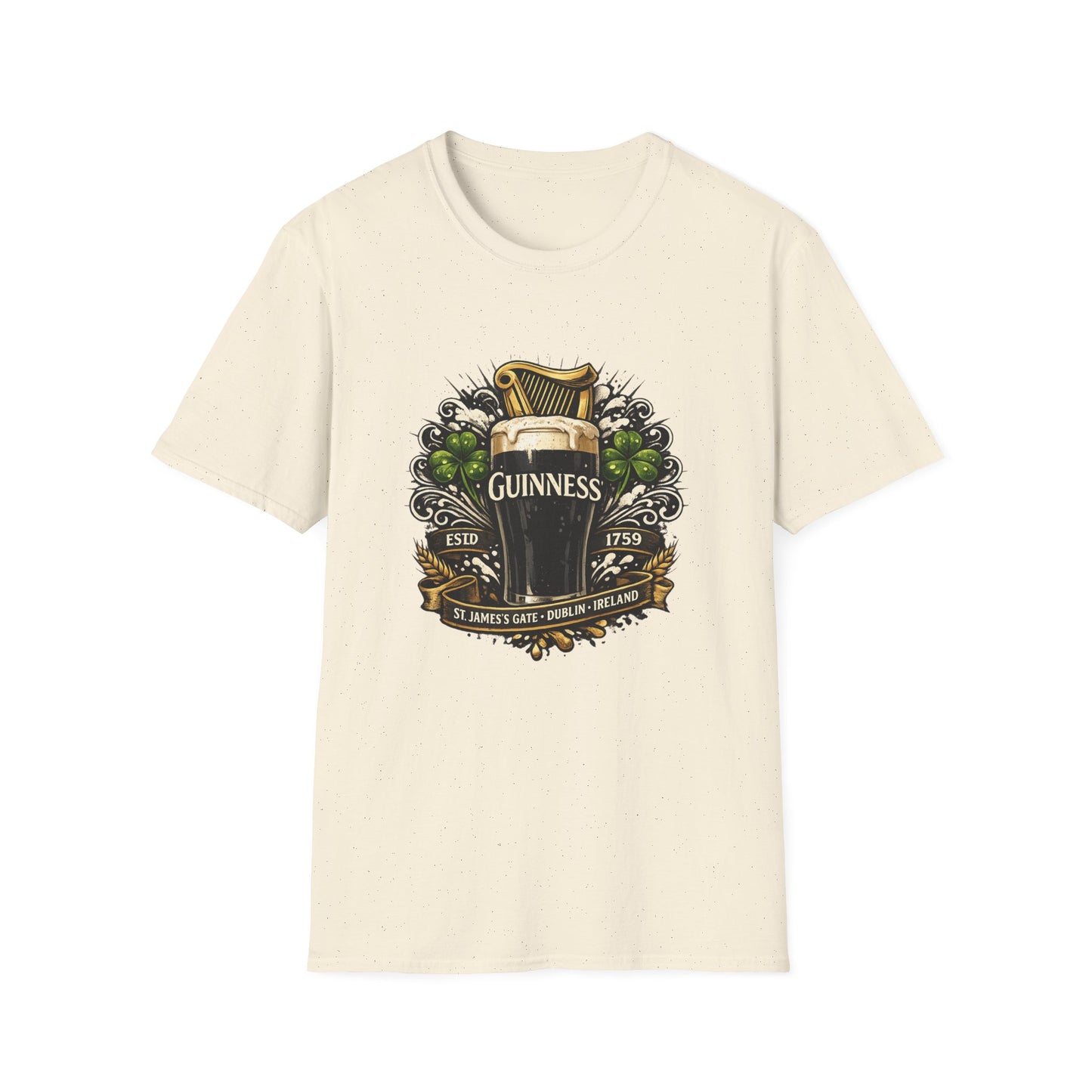 Guinness T-Shirt – Irish Stout Fan Tee, Beer Lover Shirt, Brewery & Bar Merch