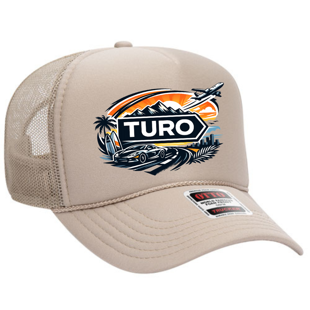 Turo Host Trucker Snapback Hat – Car Sharing Host Mesh Cap, Adjustable Fit