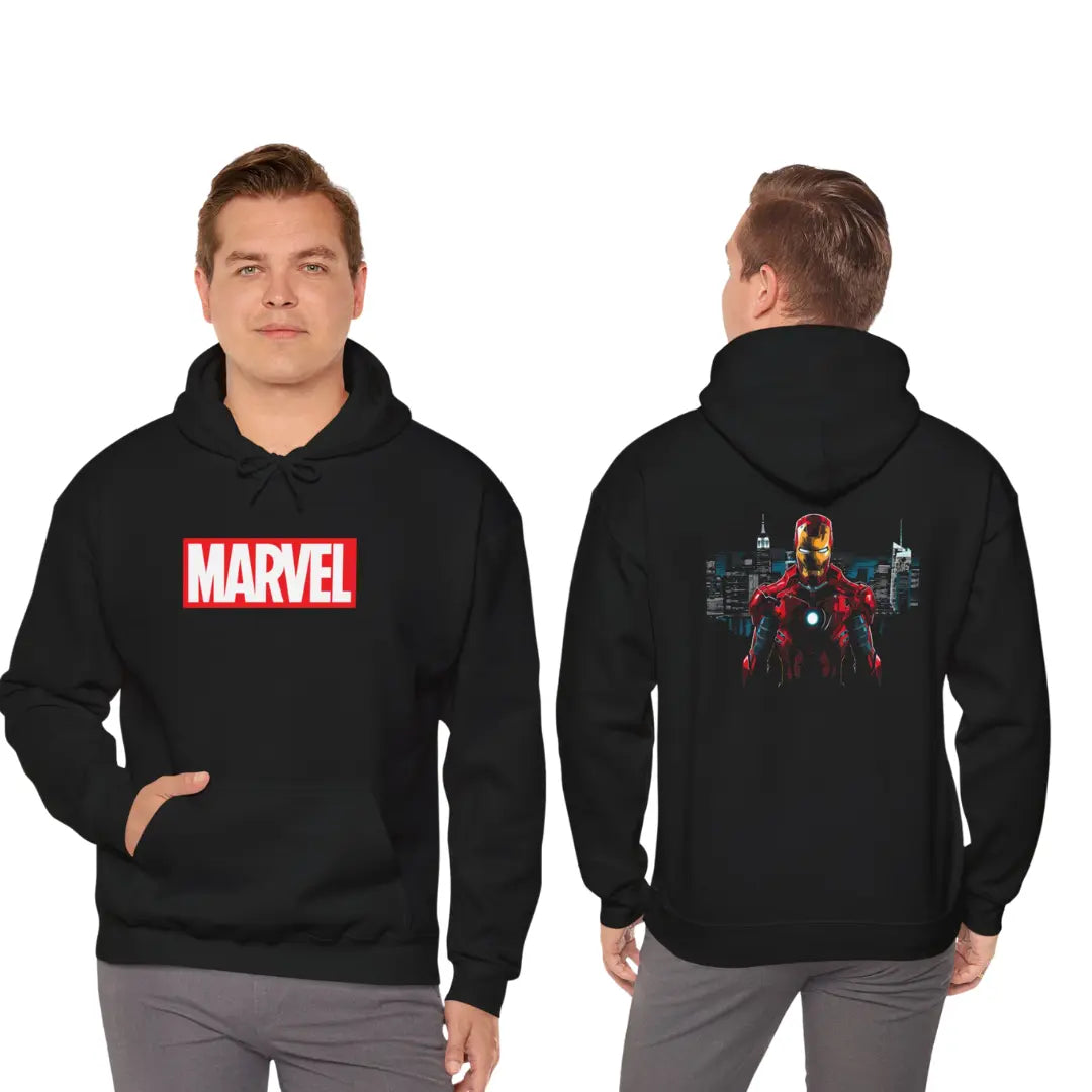 Iron Man Unleashed: Exclusive Black Hoodie Edition - Black Threadz