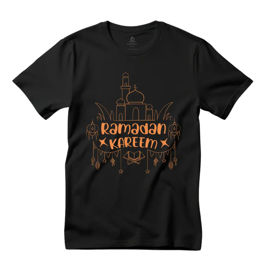 Stylish Ramadan Kareem T-Shirt: Embrace the Spirit of the Holy Month - Black Threadz