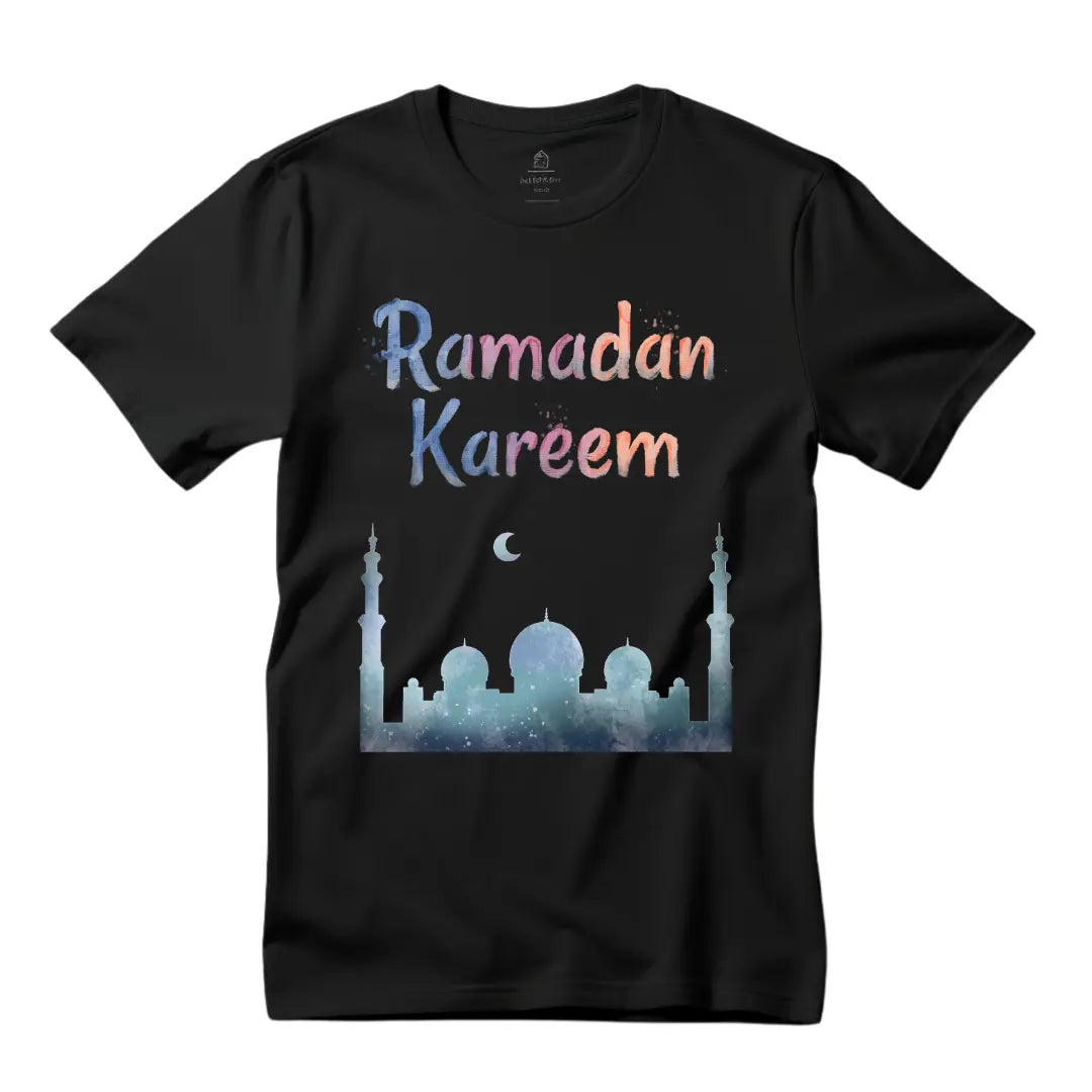 Stylish 'Ramadan Kareem' T-Shirt: Embrace the Holy Month in Fashion - Black Threadz