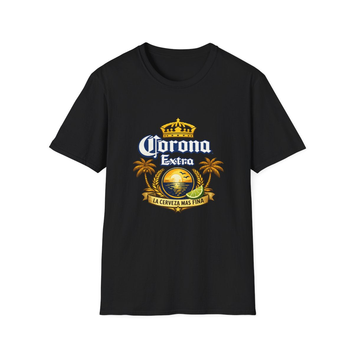 Corona Extra T-Shirt – Beer Lover Tee, Mexican Lager Shirt, Brewery & Bar Merch