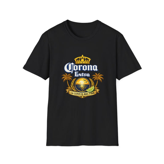 Corona Extra T-Shirt – Beer Lover Tee, Mexican Lager Shirt, Brewery & Bar Merch